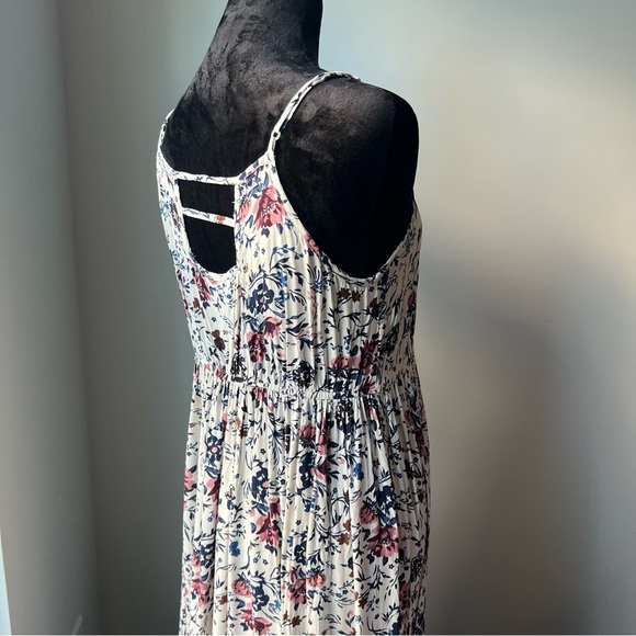 Band of Gypsies Blue and Pink Floral Dress - Picture 4 of 6